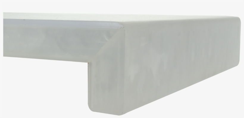 Bold Frosted White Corner - Coffee Table, transparent png download