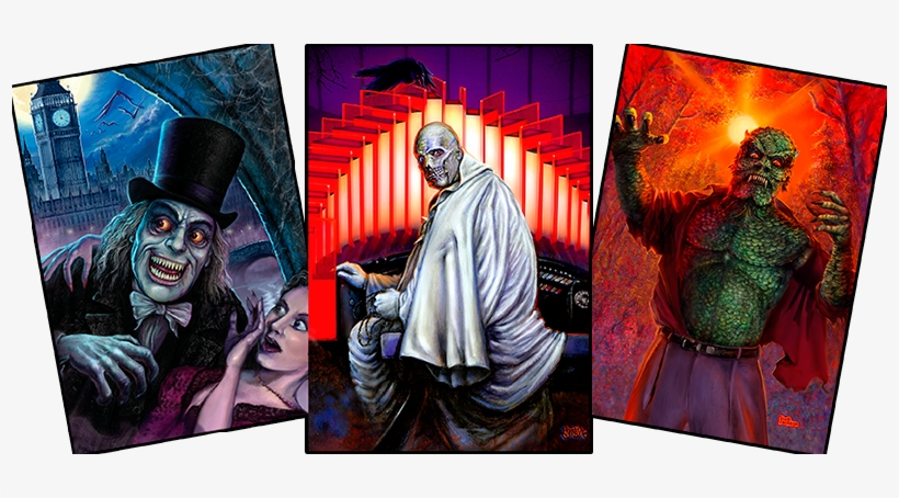 The Painted History Of The Horror Film Collector Cards - Classic Horror Movie Paintings, transparent png download