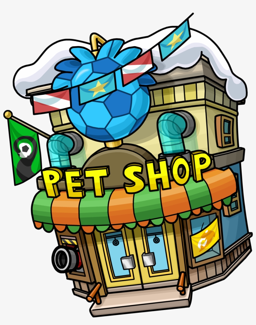 Penguin Cup Pet Shop Exterior - Club Penguin Pet Shop, transparent png download