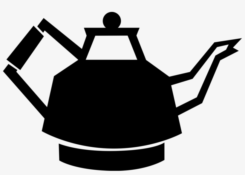 Vector Illustration Of Small Kitchen Appliance Electric - Teapot, transparent png download