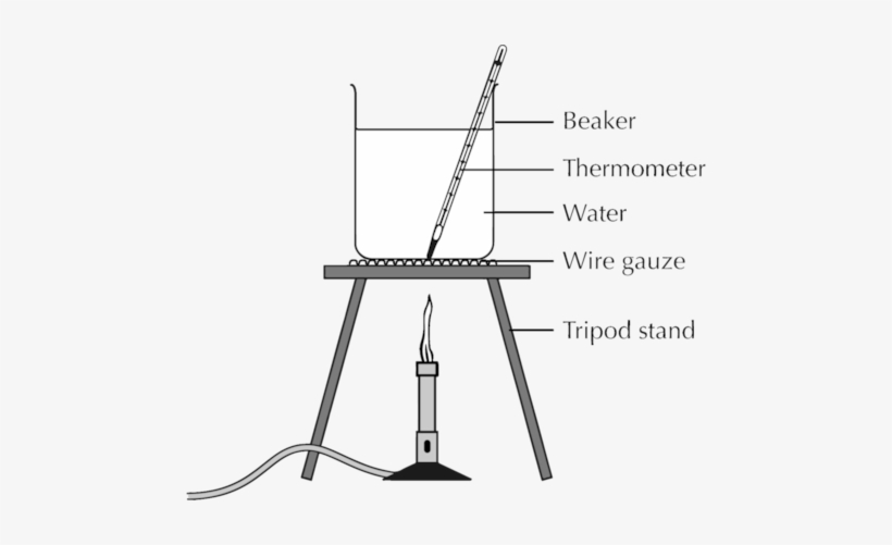 Boiling Water With A Bunsen Burner, transparent png download