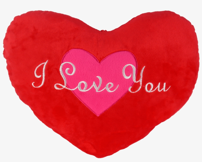 Cojín Corazón Rojo I Love You - Almofada Coração Amor, transparent png download