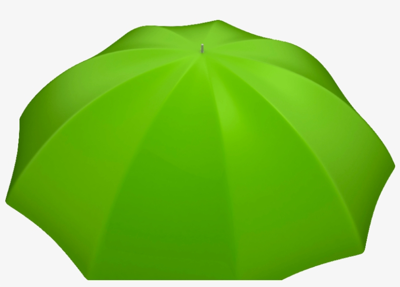 Umbrella Single Green - Umbrella, transparent png download