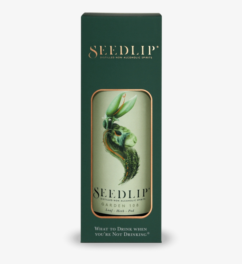 Seedlip Garden 70cl Single Bottle Gift Box - Seedlip 108 Garden Gin, transparent png download