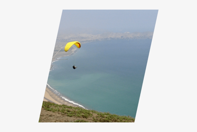 Over Miraflores - Paragliding - Lima, transparent png download