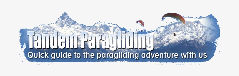 Tandem Fly With Pokhara Paragliding - Pokhara, transparent png download