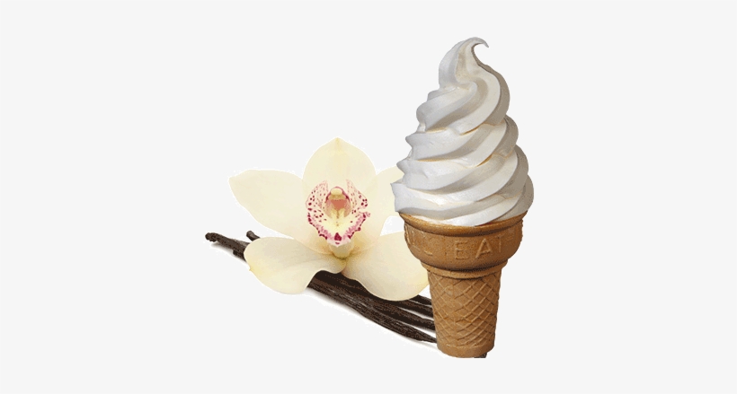 Vanilla - Ice Cream Cone Vanilla, transparent png download