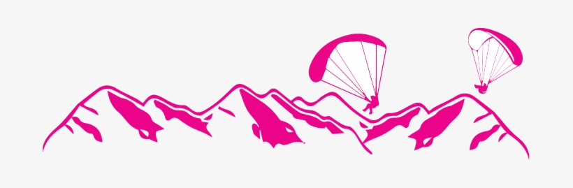 Paragliding And Why It's So Fascinating - Ram Mountain Clip Art, transparent png download