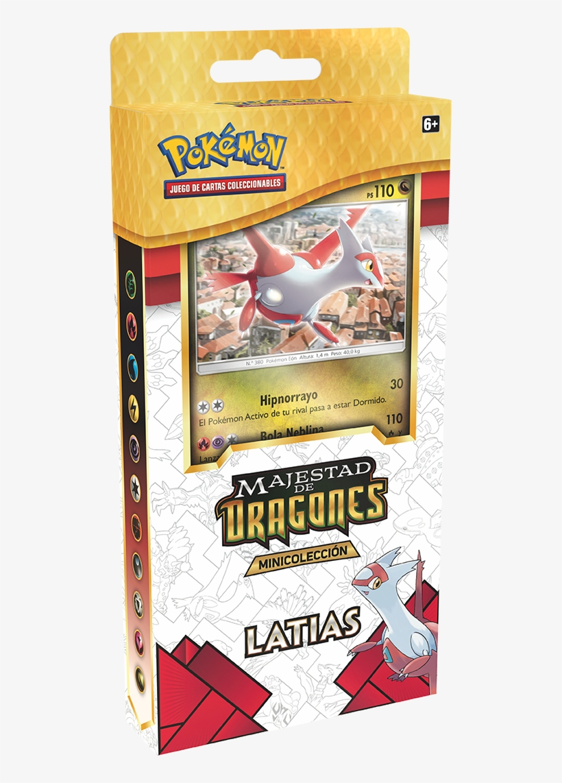 Cada Paquete De Mejora Contiene 10 Cartas De La Expansión, - Dragon Majesty Pin Collection Latias, transparent png download