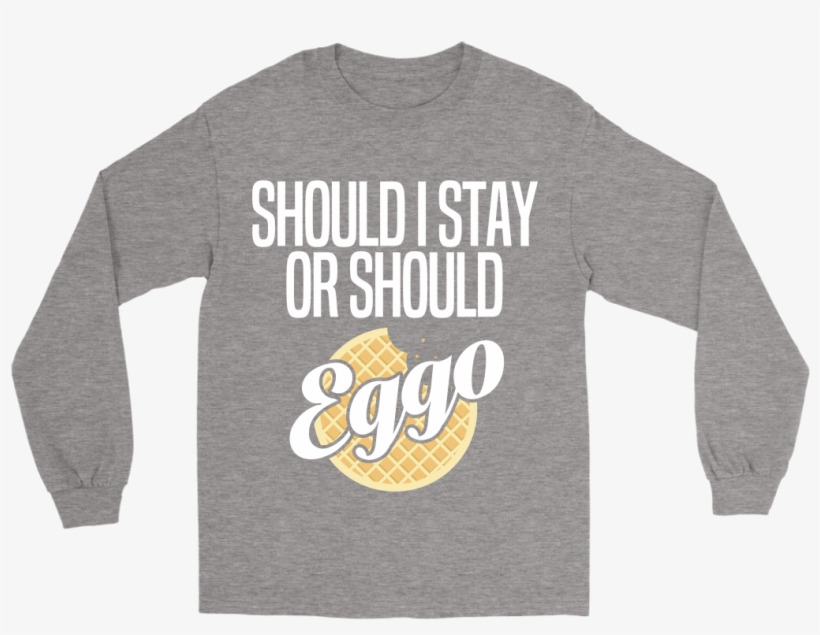 Stranger Things Should I Stay Or Should Eggo - T-shirt, transparent png download