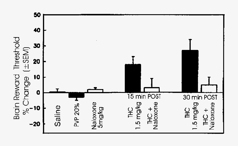 Thc-induced Decrease In The Brain Reward Threshold - Diagram, transparent png download