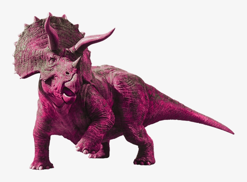 Tracy The Pink Dinosaur - Jurassic World Fallen Kingdom Triceratops, transparent png download