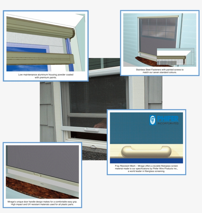 Mirage's Standard Insect Screen Can Be Utilized On - Architecture, transparent png download