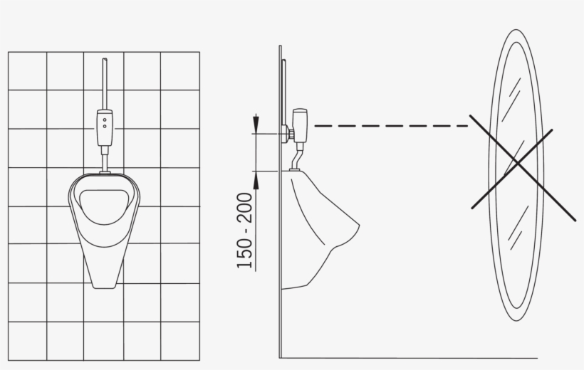 6568 Oras Electra, Urinal Flusher, 6 V,, transparent png download