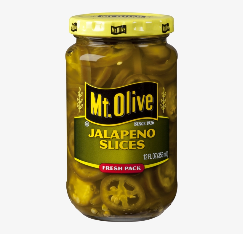 Olive Jalapeno Slices Pickles, Spicy, Pickle - Mt Olive Jalapeno Slices, Fresh Pack - 64 Fl Oz, transparent png download