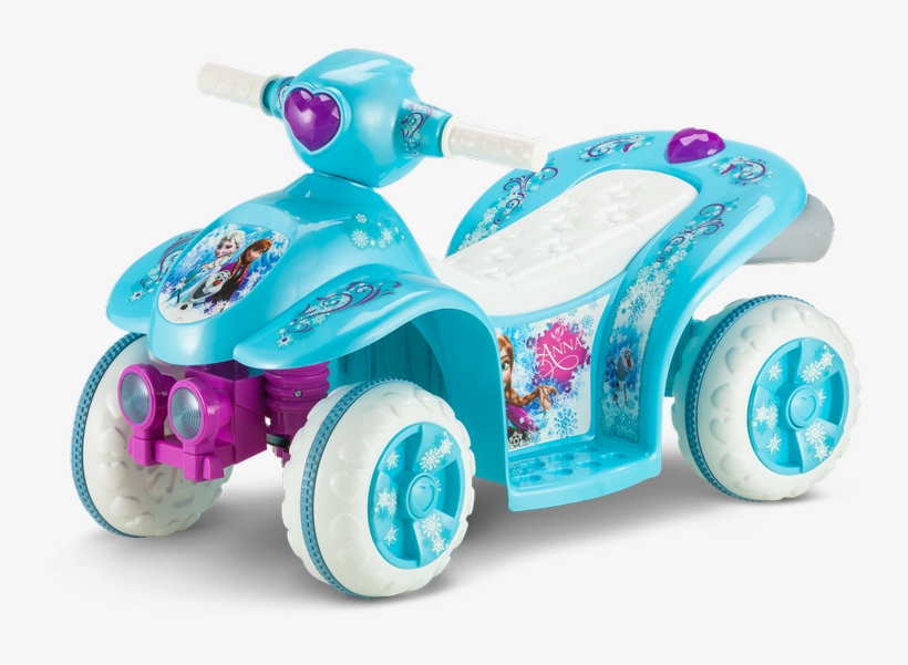 Disney Frozen Toddler Quad - Kid Trax Frozen 6v Toddler Quad Ride, transparent png download