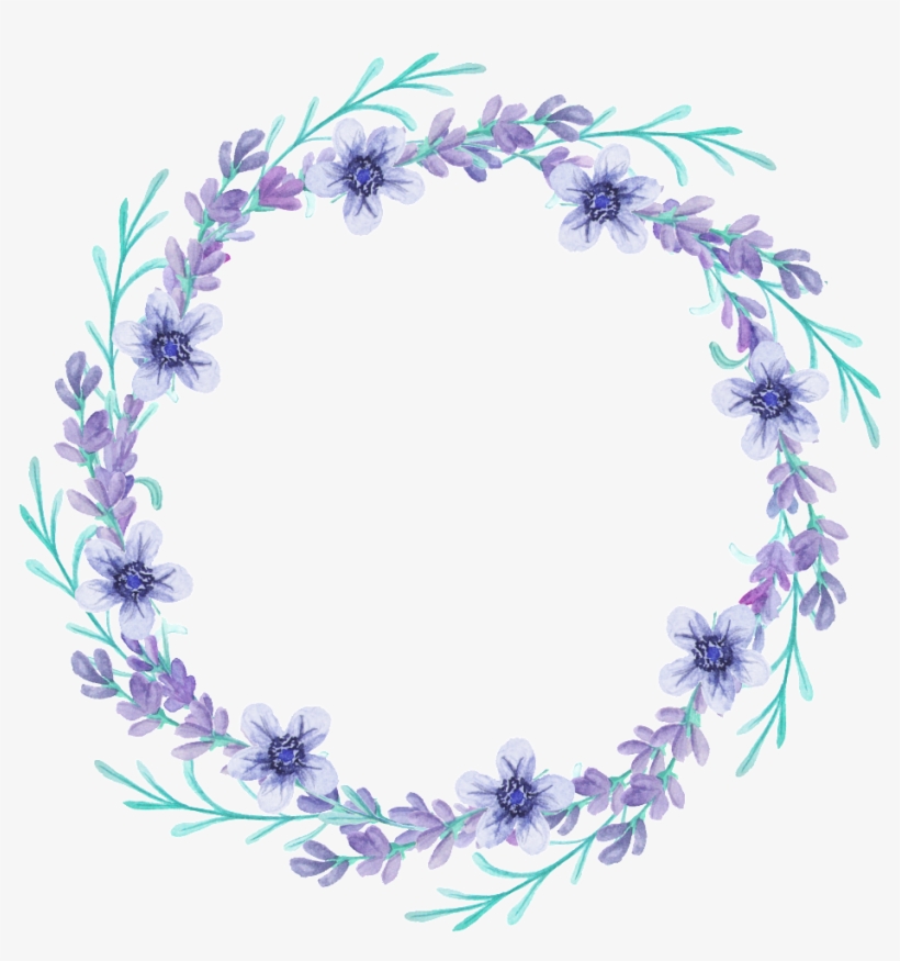 Png De Ornamentação Transparente Para As Coroas Azuis - Watercolor Painting, transparent png download