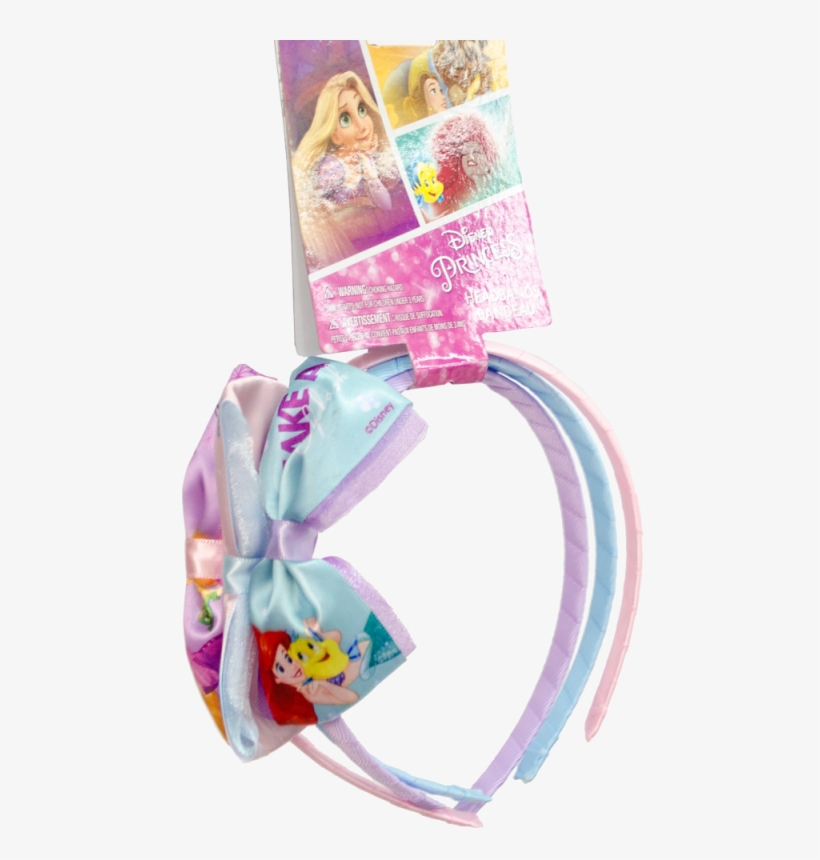 Disney Princess Set De 3 Diademas Con Moño - Disney Princess Set, transparent png download