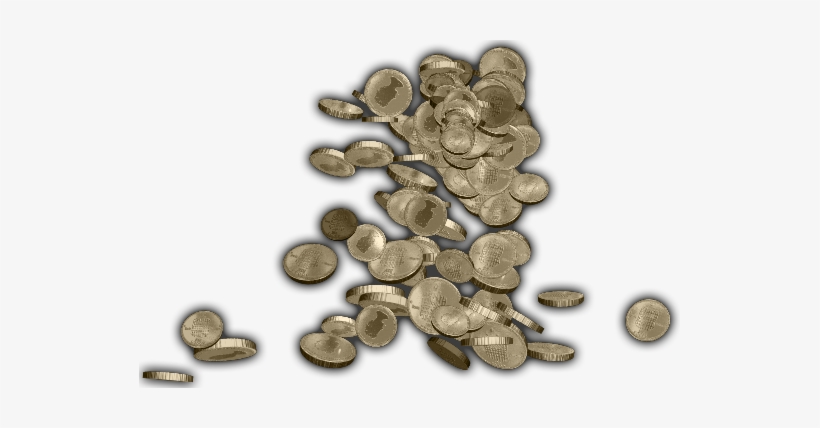 Pile O Coins 15 - Platinum Coins Png, transparent png download
