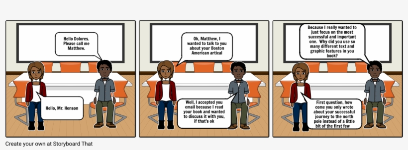 Interview W Mr Henson 1 - Storyboard, transparent png download