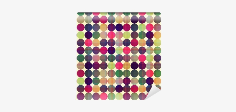 Seamless Circles Background Texture Wall Mural • Pixers® - Wallpaper, transparent png download