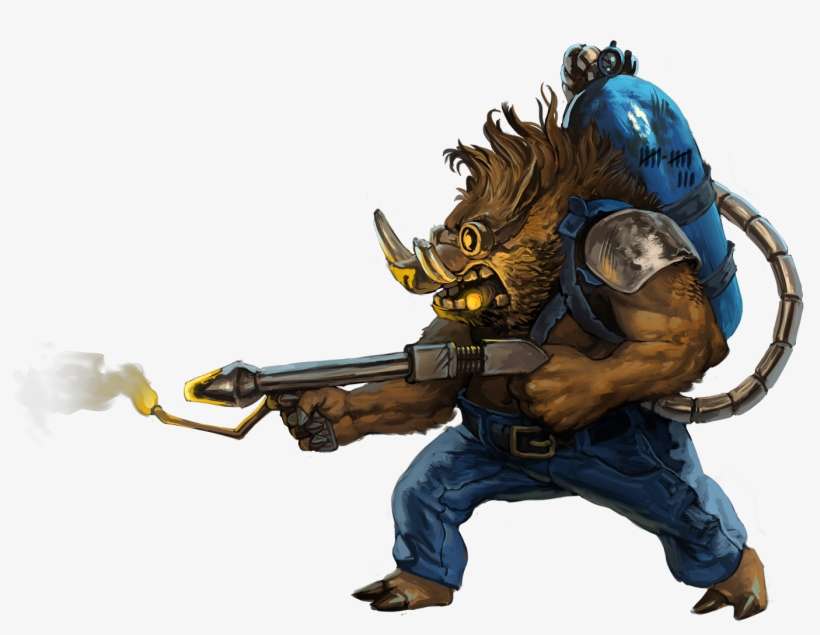 Boarportrait - Tooth And Tail Kasha, transparent png download