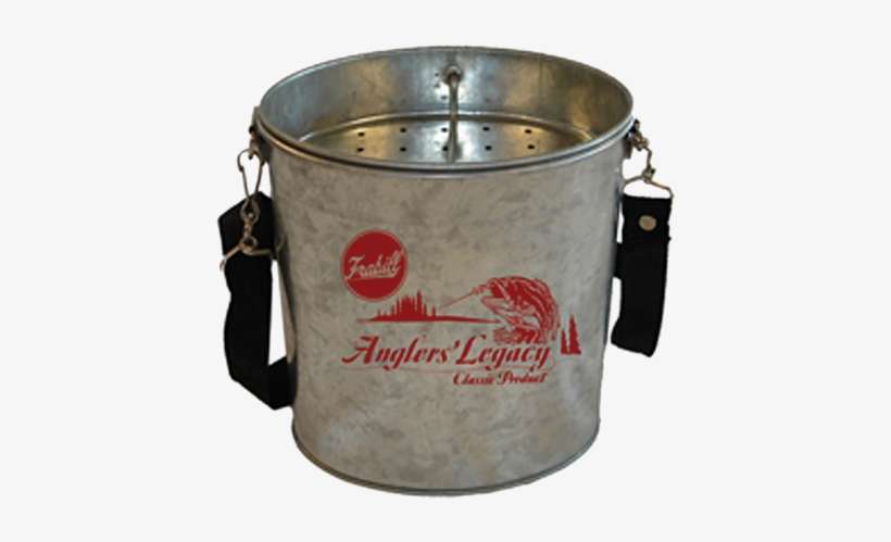 Galvanized Wade Bait Bucket - Frabill 2 Quart Wading Can 1062, transparent png download