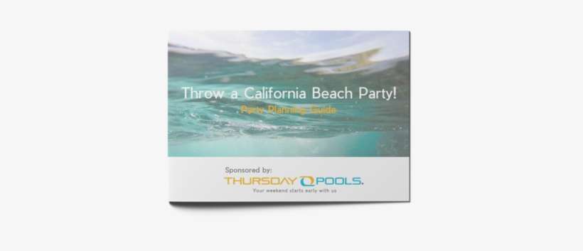 Get Our Complete Guide To Throwing The Perfect California - Under Water Partition Png, transparent png download