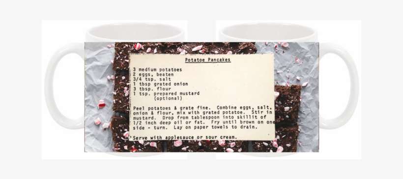 Potatoe Pancakes Recipe Mug - Ice Cream, transparent png download