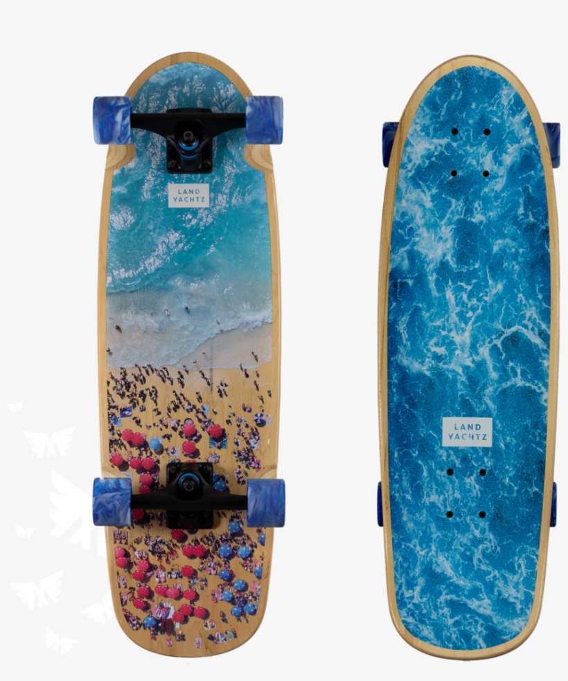 Landyachtz 2018 Tugboat Beach Party Pre-assembled Longboard - Landyachtz Tugboat Beach Party, transparent png download