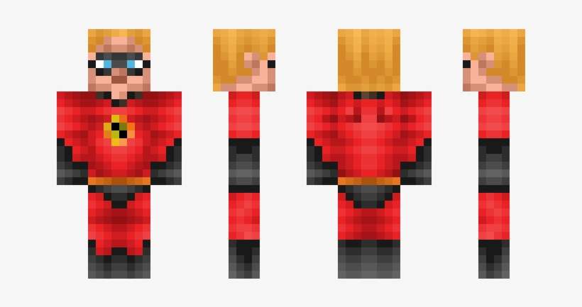 Minecraft Skins Mr Incredible, transparent png download