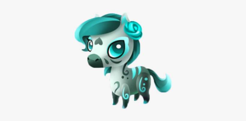 Bone Bronco Baby - Fantasy Forest Story Turquoise Pony, transparent png download