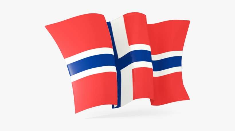 Norway Flag Waving Png, transparent png download