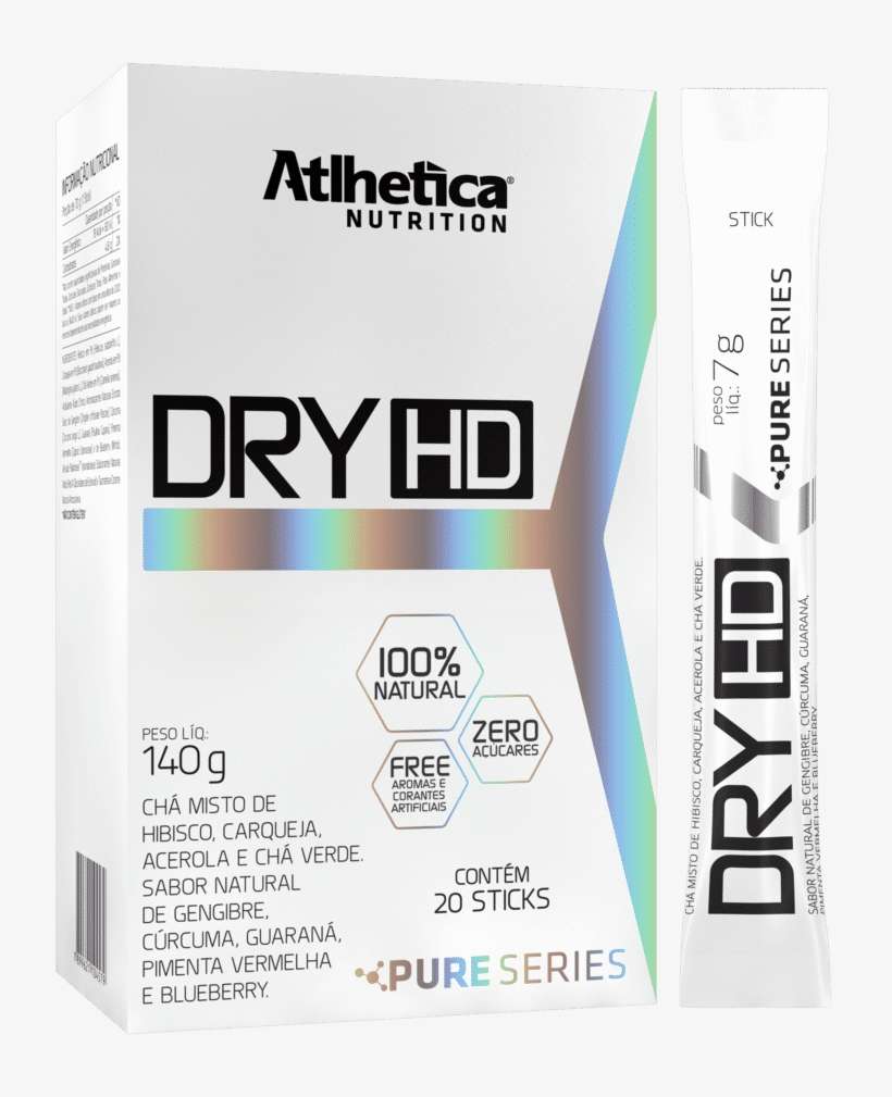 Pure Series Dry Hd Stick Caixa Stick Iloveimg Resized - Dry Hd Atlhetica Nutrition, transparent png download