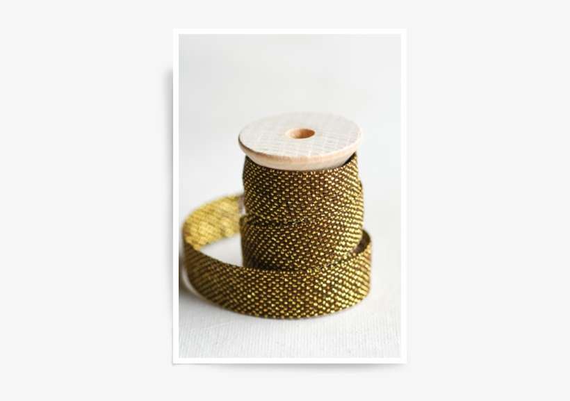 Gold Metallic Ribbon 2 Yds - Bangle, transparent png download