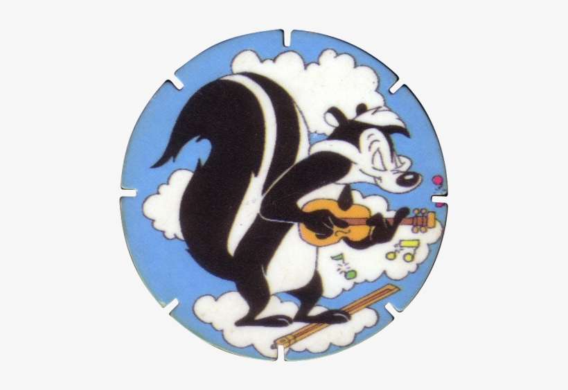 Tazos > Walkers > Looney Tunes 03 Pepe Le Pew - Tazos Looney Tunes, transparent png download