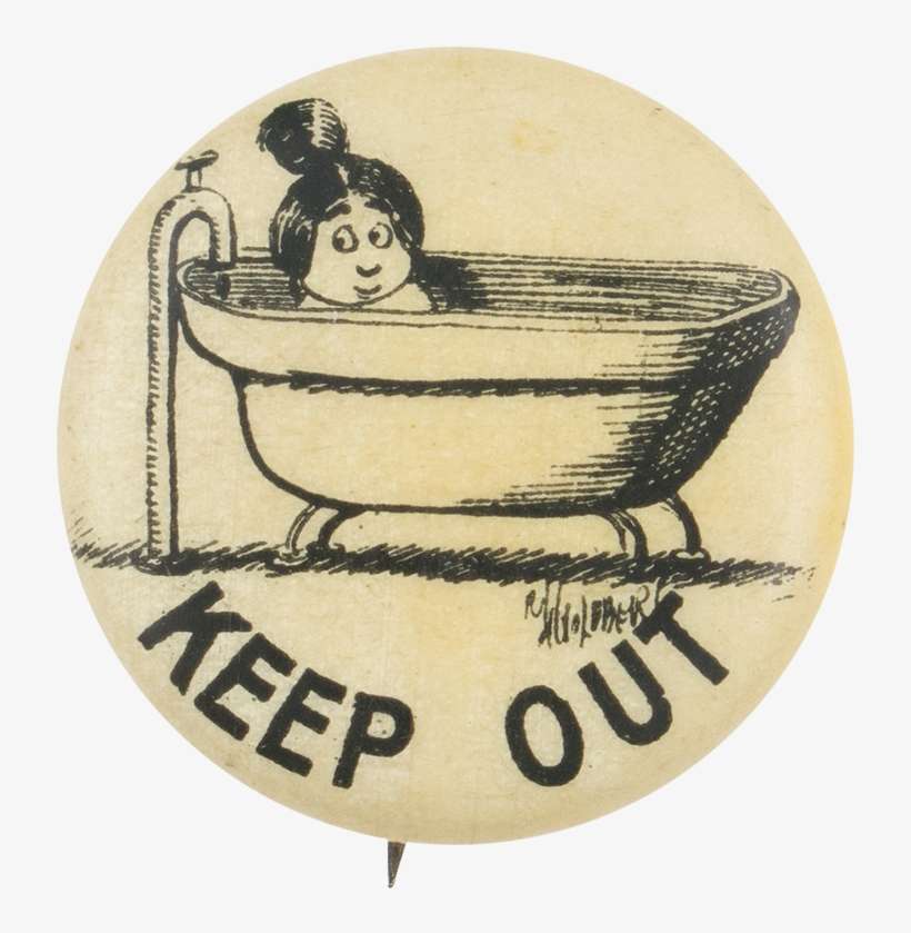 Keep Out - Bathtub, transparent png download