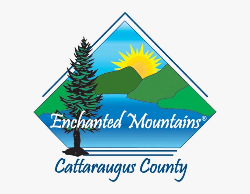 Enchanted Mountains Logo-knocked Out - Cattaraugus County, New York, transparent png download