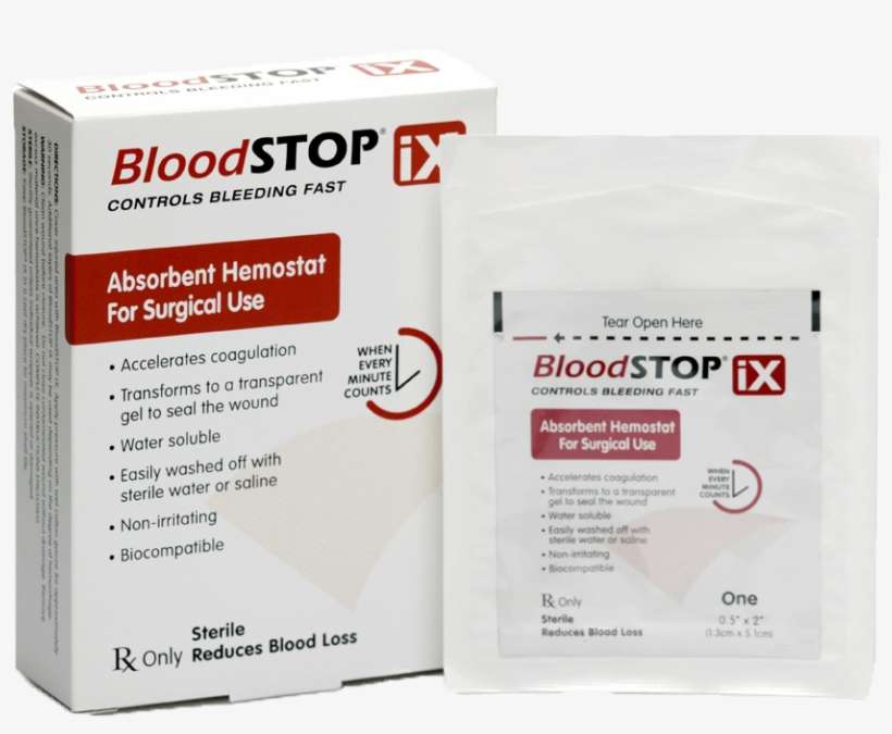 *bloodstop Ix Regulatory Approvals - Bloodstop Ix Hemostatic Gauze, 2" X 2",, transparent png download