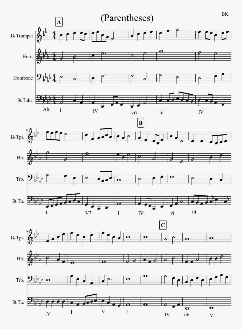 Sheet Music Composed By Bk 1 Of 4 Pages - Dr Wily's Castle Trumpet Sheet Music, transparent png download
