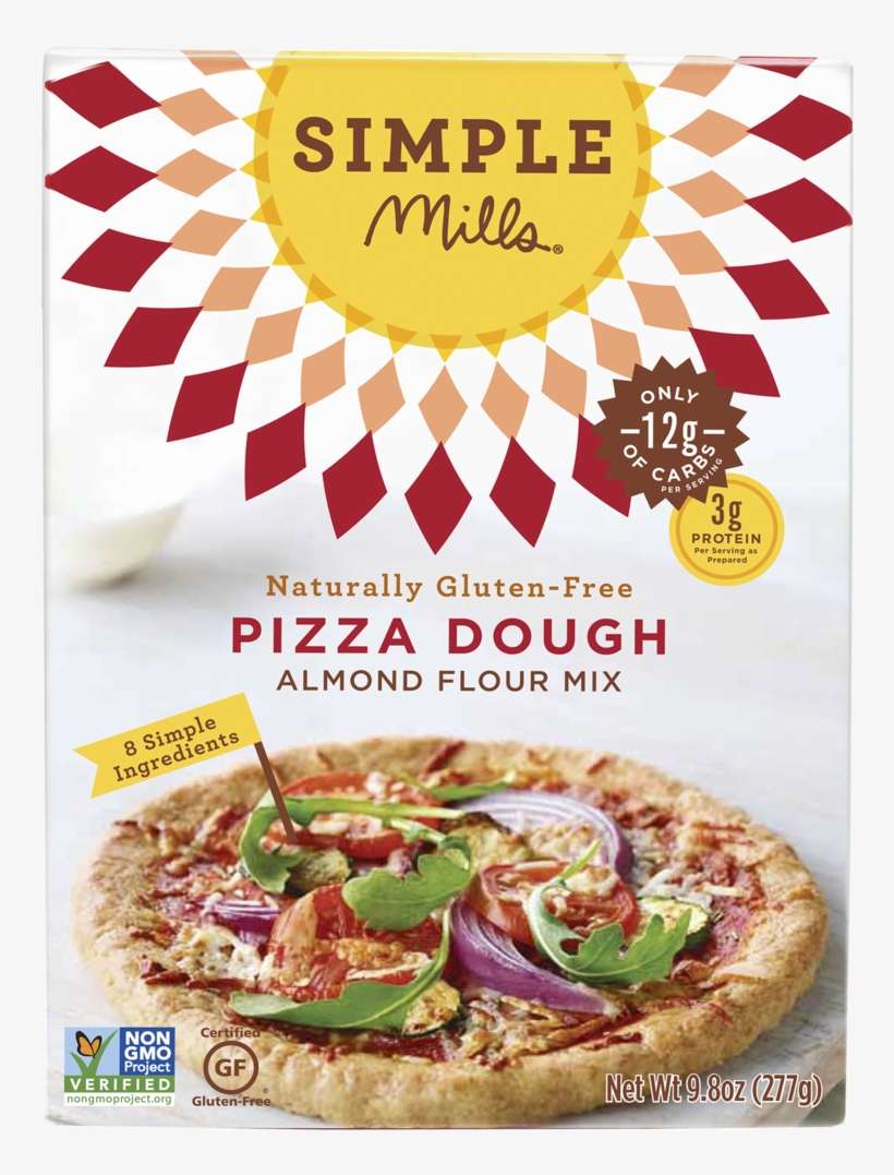 Pizza Dough Mix - Simple Mills Pumpkin Muffin Recipe, transparent png download