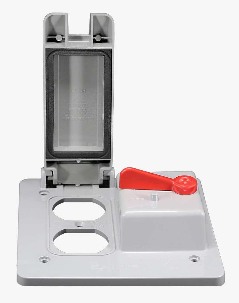 2-gang Weatherproof Duplex & Toggle Switch Cover - Mobile Phone, transparent png download