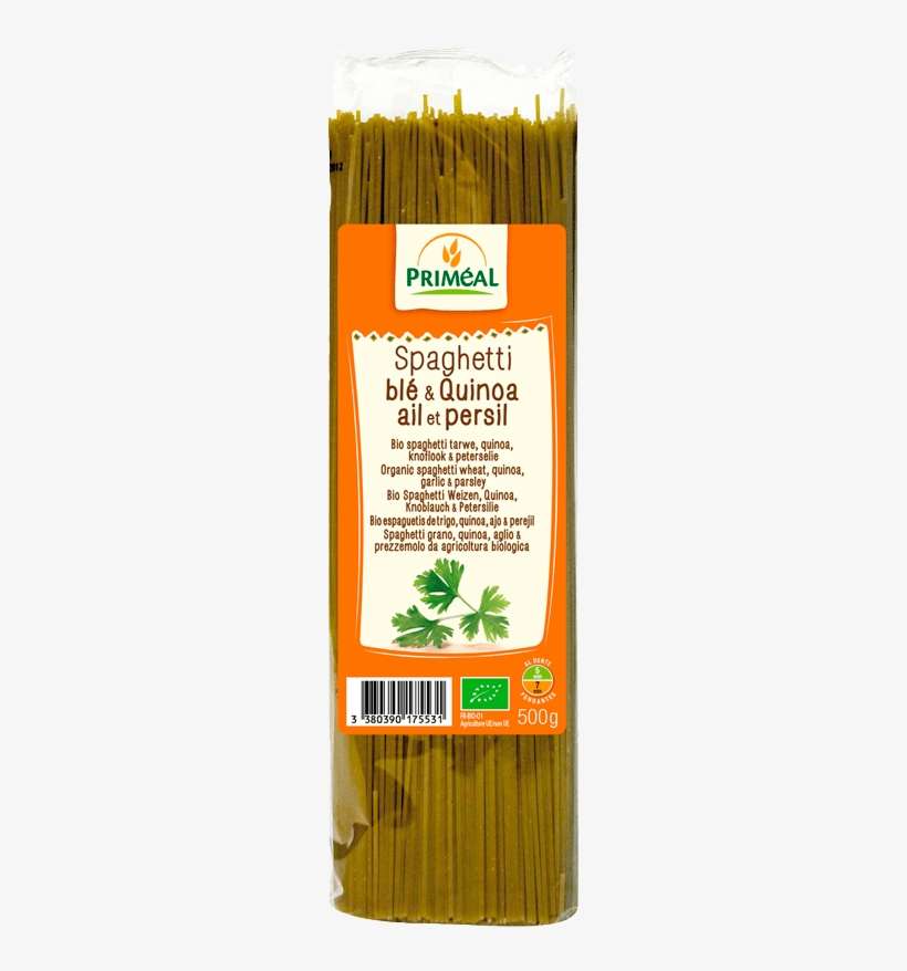Espagueti De Trigo, Quinoa, Ajo Y Perejil - Primeal Spaghetti Wheat, Quinoa, Garlic And Parsley, transparent png download