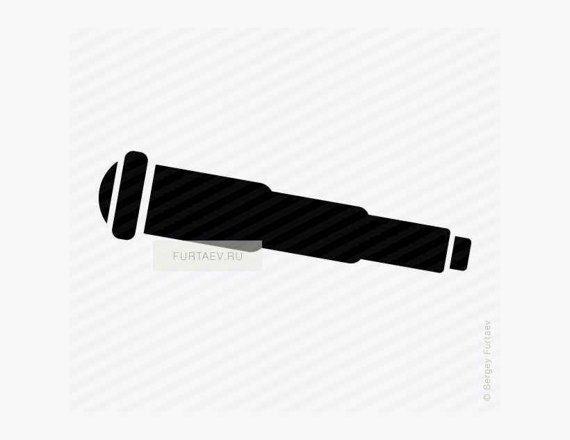 Vector Icon Of Spyglass - Binoculars, transparent png download