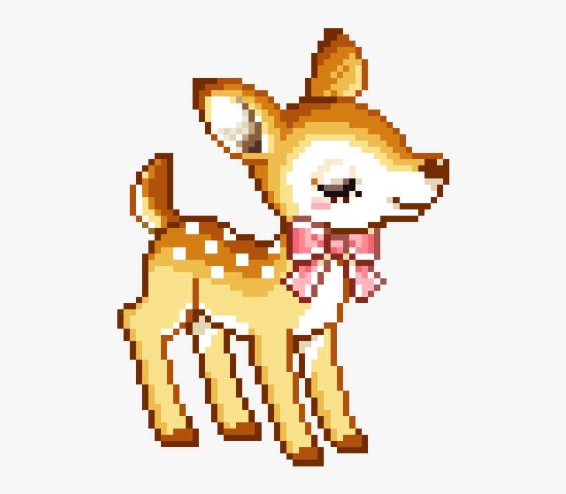 Deer Pixel Art Transparent, transparent png download