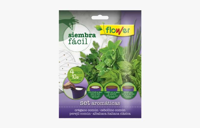 Siembra Fácil Aromáticas - Easy Sow Flower Seed Discs, transparent png download