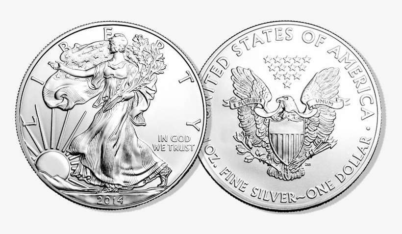 American Eagle Silver Dollars - American Eagle Silver 1 Oz, transparent png download