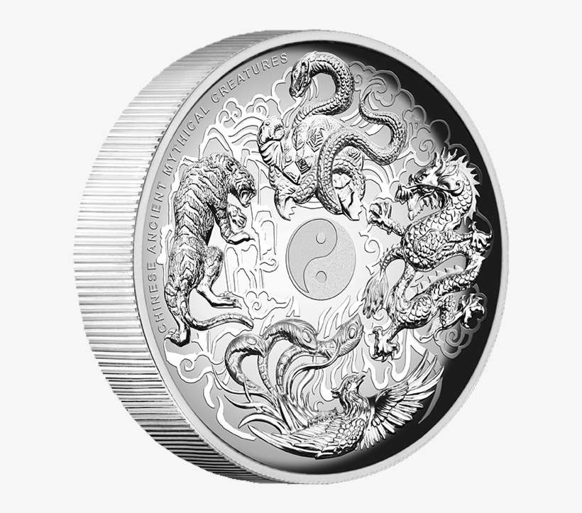 Tuvalu 2016 Chinese Ancient Mythical Creatures High - Tuvalu 2016 Ancient Chinese Mythical Creatures, transparent png download