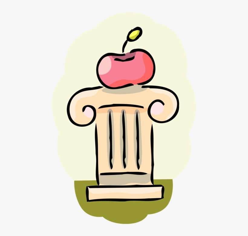 Vector Illustration Of Education And Learning Apple, transparent png download