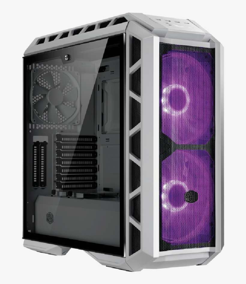 Cooler Master Mastercase H500p Midi-tower White Computer - Cooler Master H500p Mesh, transparent png download